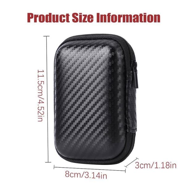 St Externa hårddiskfodral, 2,5 \" Externa hårddiskfodral, Portabelt SSD-fodral, Externa hårddiskskydd, E-fodral