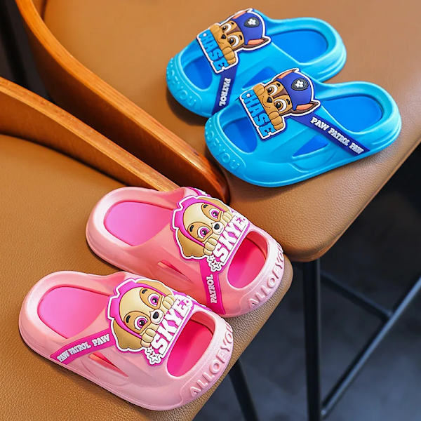 Paw Patrols Skor Tecknade sandaler Pojkar Flickor Kreativa Bekväma Cosplay Tofflor Sommar Nya Kawaii Outdoor Skor Halkfri Mjuk Chase B 26-27 inner 16cm