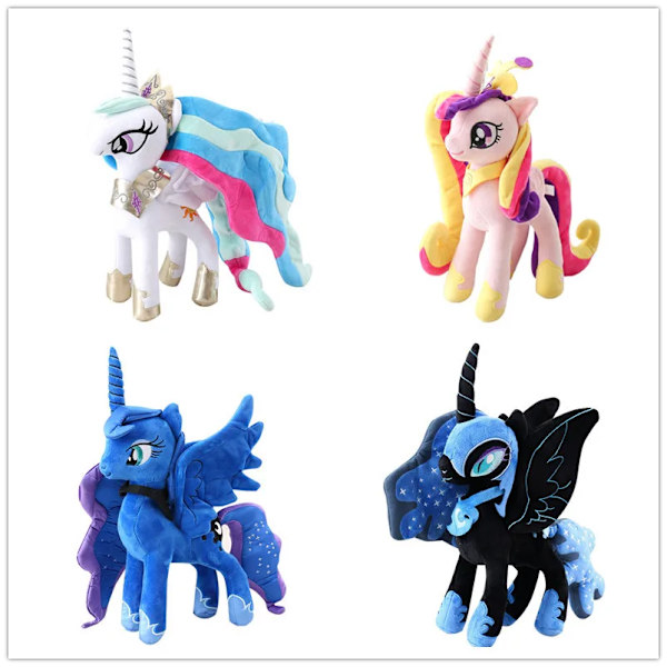 Äkta My Little Pony Plyschleksak Universum Princess Moon Princess Mardrömsmånad Crane Machine Anime Plysch Barn Present D