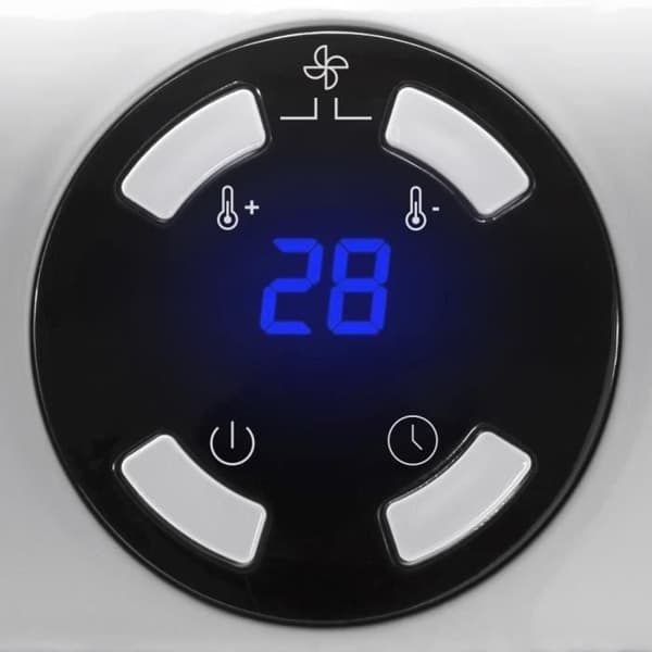TROTEC TFC 1 E Mini Vægstikvarmer - Hvid - 500 W - Programmerbar White