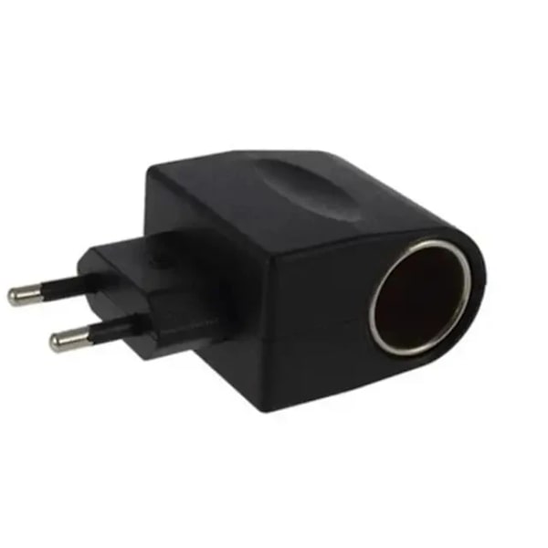 AC-adapter för bilelektronik med bilstickkontakt, billaddare, EU-kontakt, 220 V AC till 12 V DC, för bilaccessoarer EU
