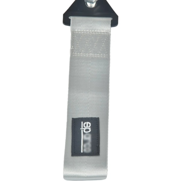 Modifierad släpvagnsbälte för bil, Trendig släpvagn, Ulen nylon hög motstånd, universal automatisk justering med skruvmutter, 2 tum, 28x5cm SP Logo Gray