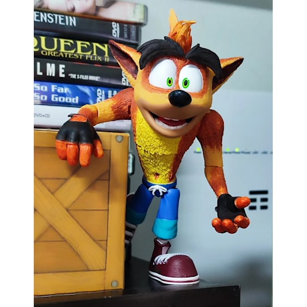 Crash Figure Game Crash Bandicoot Sane Trilogy Action Anime Figur Leksak Docka Dekoration Halloween presenter With box
