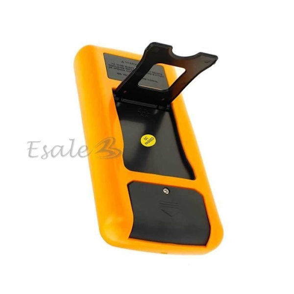 (Gul og Sort) LCD Digital Multimeter AC DC Voltmeter Amperemeter Ohmmeter Volt Strøm Modstand Yellow and black