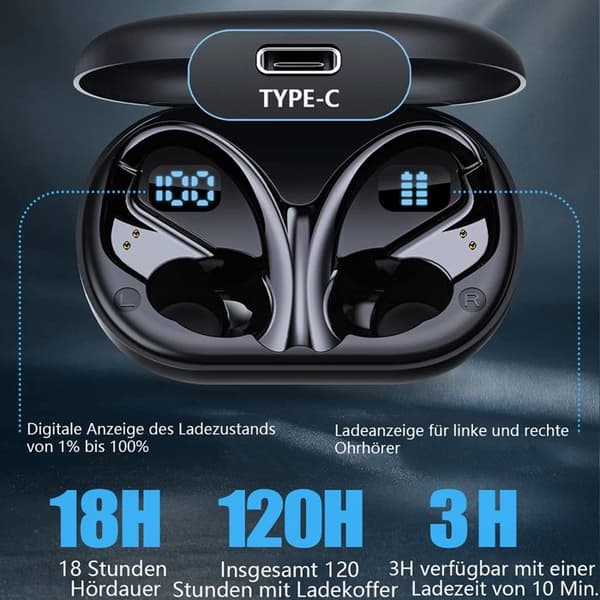 Vanntette 5.3 Over-Ear Bluetooth-hodetelefoner