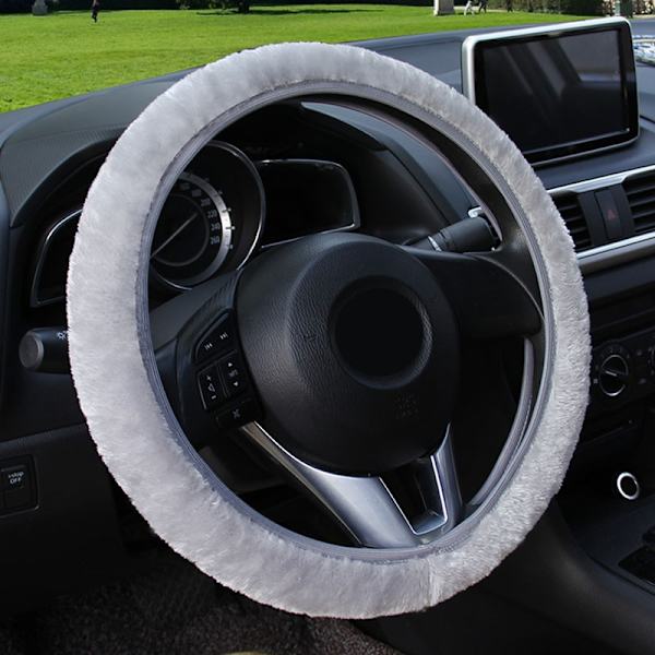 (Gul)Vintermjukt kort cover på ratt/O SHI CAR Universal Elasticity Car Rat Cover Yellow