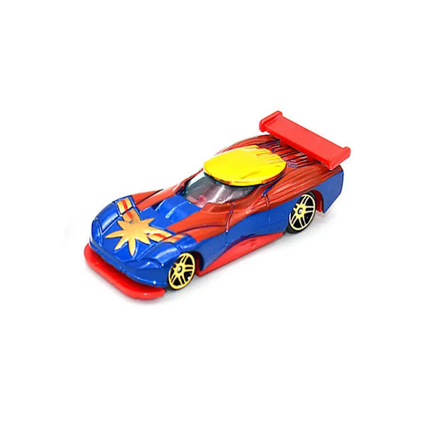 Disney Avengers billeksaker Captain America Hulk Ironman Spiderman-figurer Lastbil Rolig tillbakadragande fordonsleksak för pojkar Present Wonder Woman