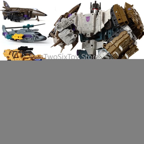 COMBINER WARS KO Haizhixing 5IN1 Transformation Toys Bruticus Defensor Superion 32cm Flygplanstankmodell med mystisk present HZX B102