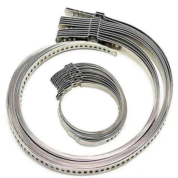 5/10/20 st universella rostfria axel CV-ledskyddets klämsats drivaxel CV-ledskyddets klämma 20- 50mm 50- 120mm justerbar 1pc L
