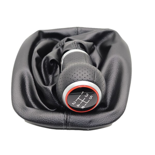 5/6-växlad bilväxelknopp Med A3-ratt 12mm För VW Passat B5 B5.5 1998-2004 B5 FL (00-05) 3B B5 3B2 3B5 1996-2000-5 HS-020 svart linje 5  HS-020 black line