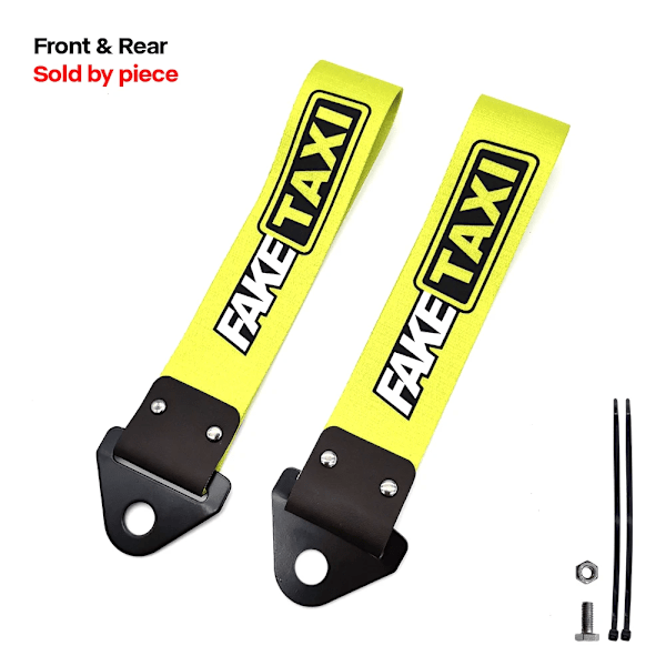 Universal handdukslina JDM racingstil, bildragrem, stötfångare, biltillbehör för Mazda Speed ​​​​bridle, Illest Recaro Fake Taxi