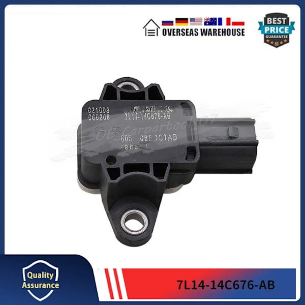 7L14-14C676-AB Passar för Ford Lincoln 1ST Krocksensor 7L1414C676AB 1PCS