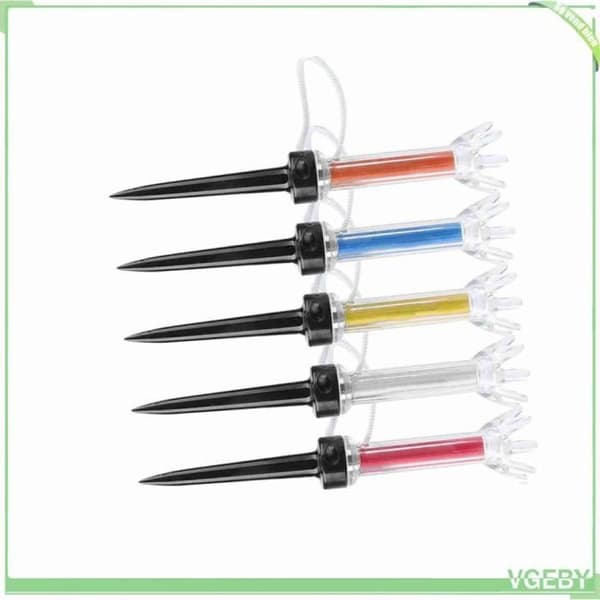 Golf Tees - V GEBY - 5 stk - Magnetisk plast - 79 mm - Elastisk og slitesterk