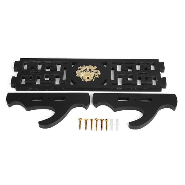 Universal Gulvknivholder Samurai Sværd Katana Display Stand Holder Vægmontering Display - Dragemønster