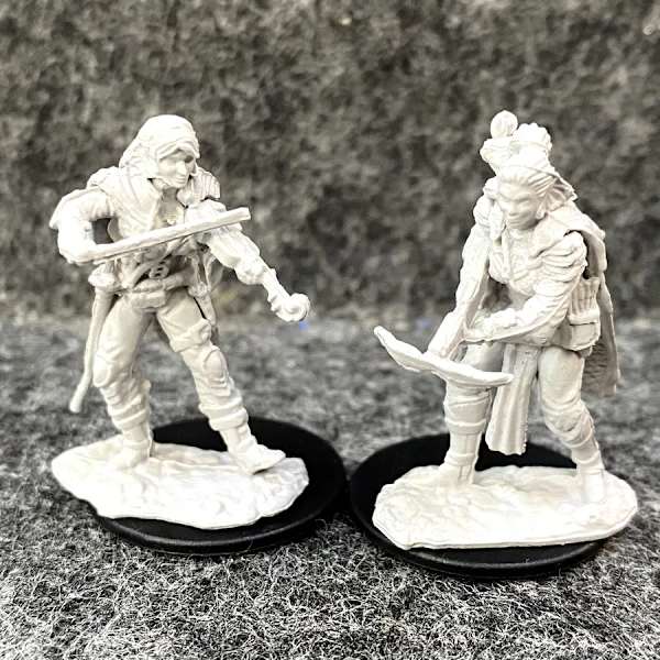 Lot Pathfinder Battles Deep Cuts Nolzur's Fighter Orc Druid Pirates Goblin Wolf Rogue Monk Brädspel Miniatyrer Miniatyrer Leksaker Elf Female Bard