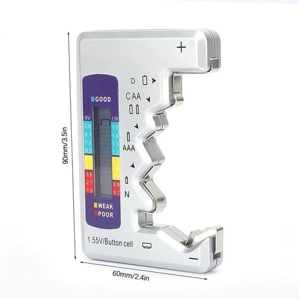 Digital batteritestare 90 x 60 mm[773]