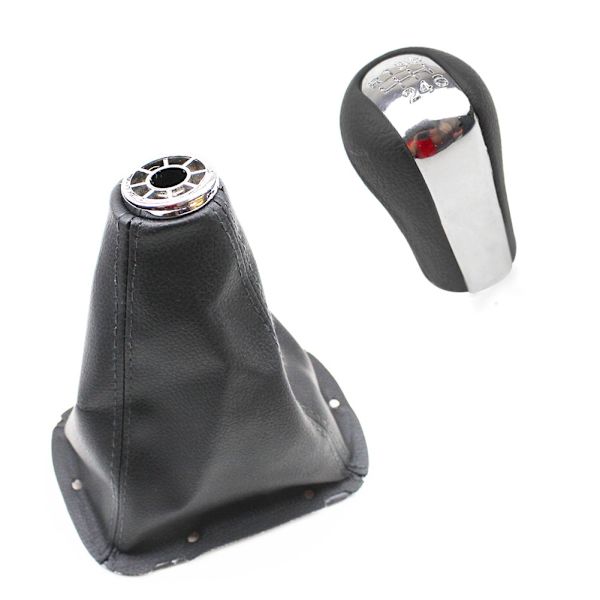 Car Styling Cover Krom VÄXELVÄXLINGSKNAPP Stövelram för TOYOTA AVENSIS T25 MK2 II 2003-2009-6 Speed Pair 6 Speed Pair