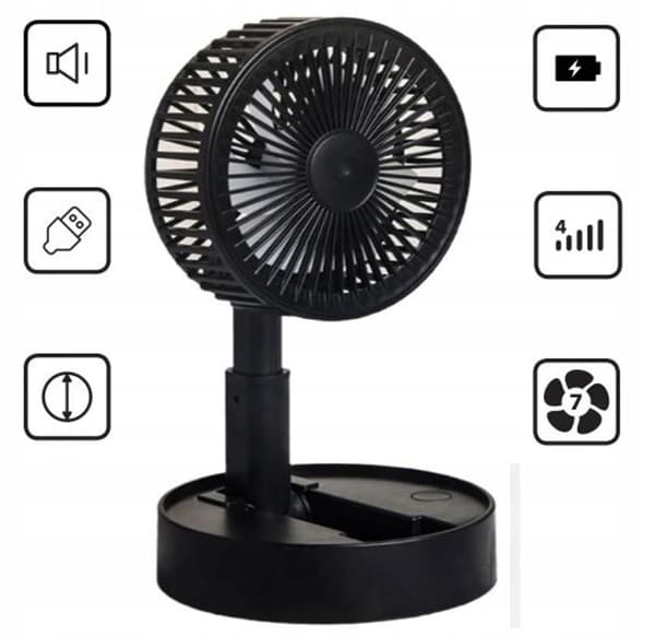 KRAFTIG VIFTE MINI USB BORDVIFTE