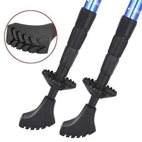 10 stk./5 par Gummi Nordic Walking Stavspidser til Asfalt Trekking Stave Buffer