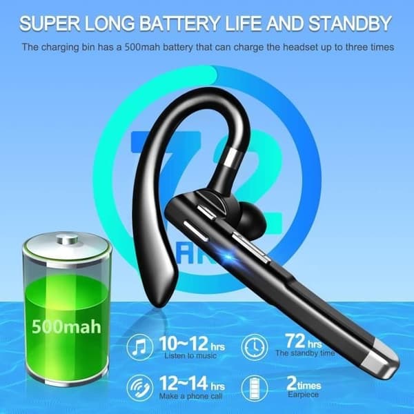 Trådløse Bluetooth Hovedtelefoner Bluetooth Headset Bluetooth Headset