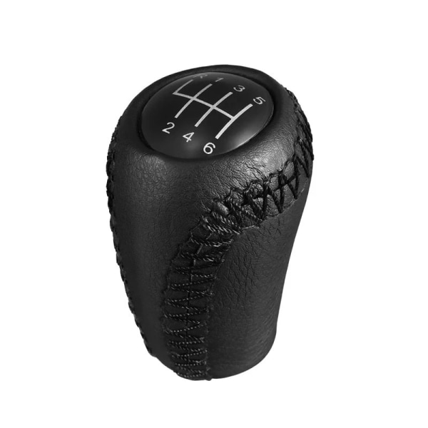 Läder 56Speed Växelspaksknopp för MAZDA 3 BK BL 5 CR CW 6 II GH CX-7 ER MX-5 NC III MT Växelknopp Shifter Arm Stick Headball Pen-6-Speed 6-Speed