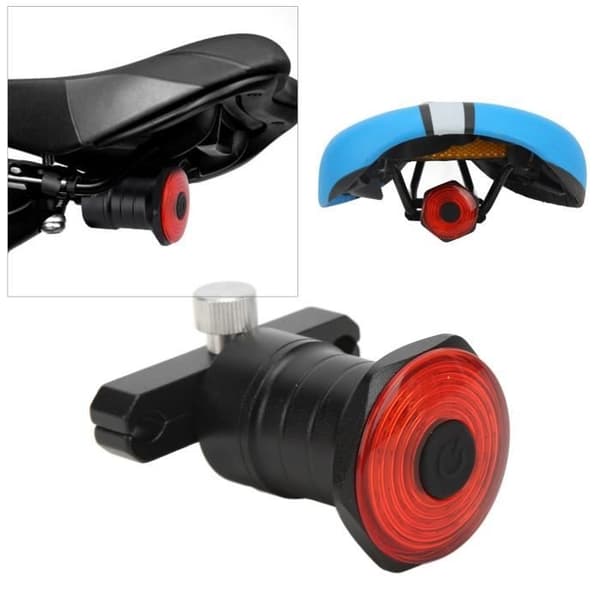 Smart Bremsesensor Baklys - SONEW - MEROCA WR15 - IPX6 - USB Oppladbar - 500 mAh Black