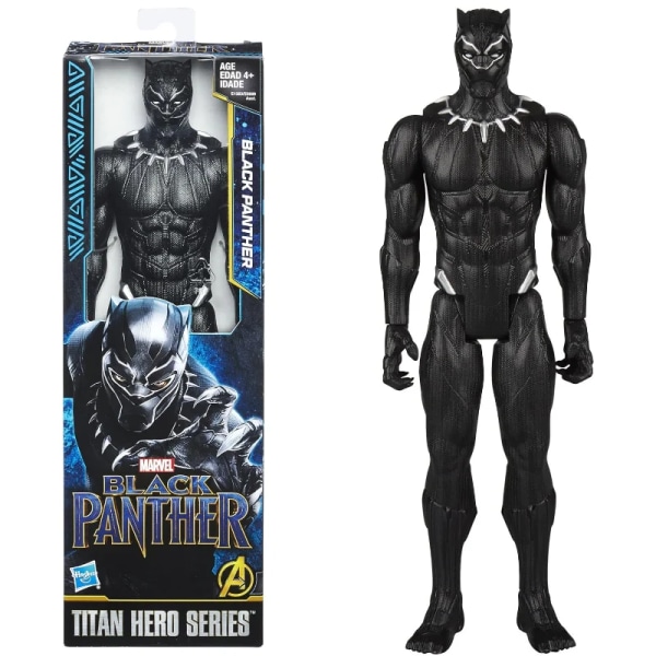 Hasbro Marvel Legends The Avengers Titan Hero Series Spiderman Black Panther Captain America 12 tums actionfigurmodell leksak A Captain America