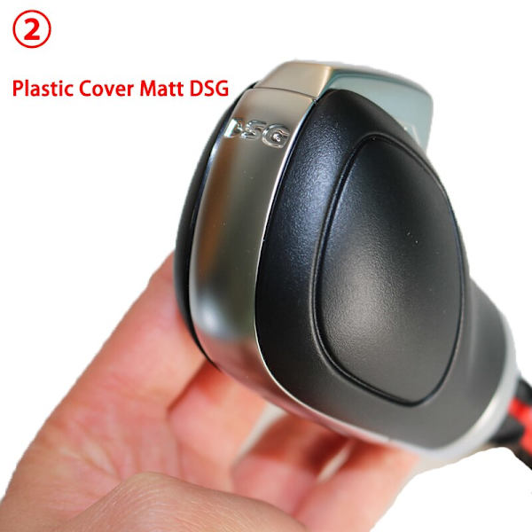 Automatisk DSG Växlingsknopp Huvud Växelspaksknopp Växelspaksknopp För VW passat CC Golf 6 GTI För Jetta MK6 GLI Interiördelar-VW Matt DSG Plast VW Matt DSG Plastic