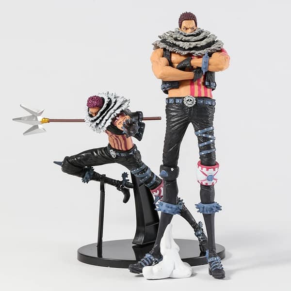 One Piece Charlotte Katakuri PVC Collection Model Anime Figur Leksak
