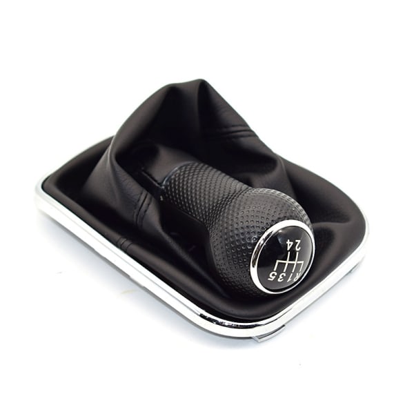 För Volkswagen VW 1999-2004 Golf 4 IV MK4 GTI R32 Bora Jetta MT 12mm 5/6-växlad bil växelspaksknopp Spak Shifter Gaitor Boot-5 Speed 5 Speed
