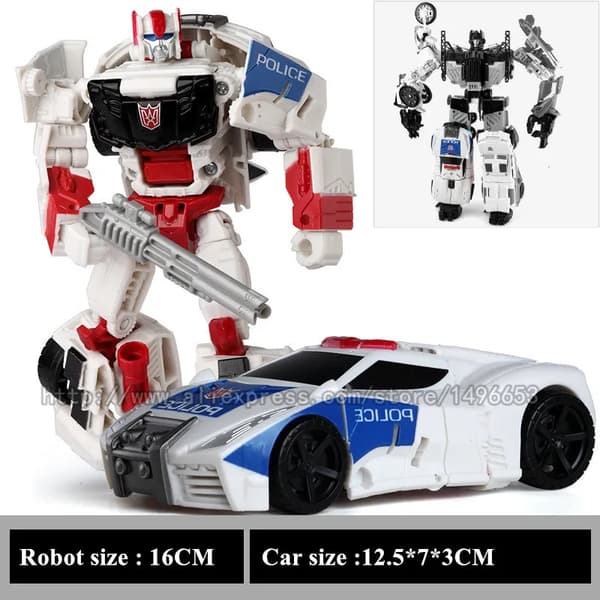 Haizhixing 5 i 1 Bruticus Devastator Superion Defensor Transformasjonsrobot Bil Actionfigurer Flymodell Leker for barn Gutt