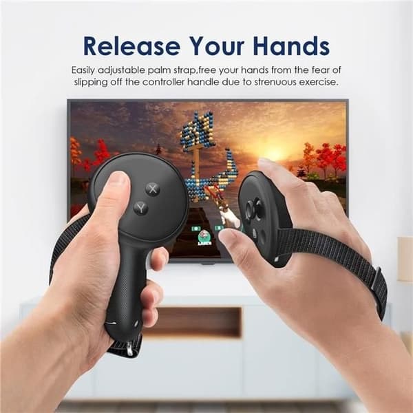 1 Par Skyddsfodral för Meta Quest 3 VR-handkontroller
