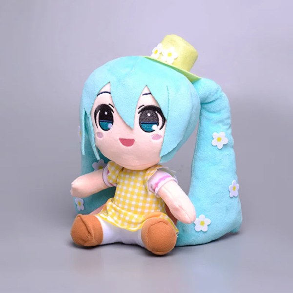 20CM Ny Anime Hatsune Miku Solblomma KAITO Figur kawaii Figurer Modellleksak Plyschdockor Dekoration födelsedag Julklappar 20CM KAITO