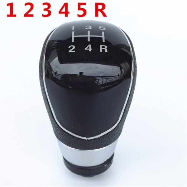5/6-växlad manuell bilstyling Växlingsknopp Damask Boot Case för Ford Focus 2 MK2 FL MK3 MK4 Fiesta MK7 KUGA GALAXY C-max B-max-5-Speed ​​Black 5-Speed Black