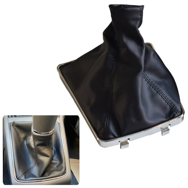 Til Opel ASTRA H Gear Shift Knob Læder Gaiter Boot Cover Håndbremse Case-Håndbremse Boot Handbrake Boot