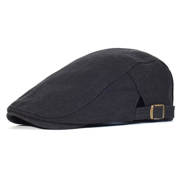 Hat - DRFT - Bomulds Beret - One Size - Sort - Casual Stil Black