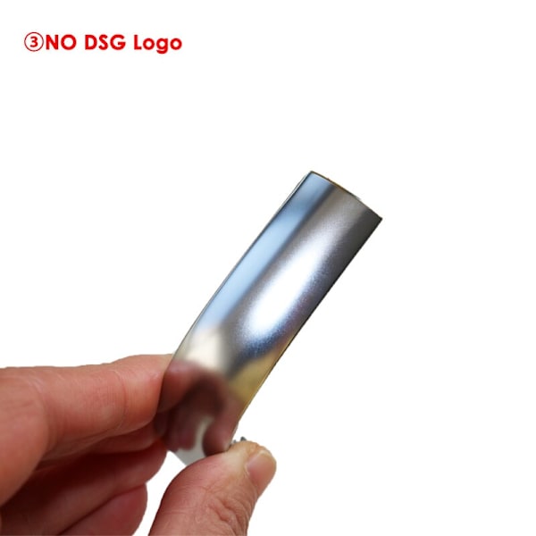 DSG Växelspaksknopp Krom Med Läderväxellåda Cover För VW Golf 6 7 R Passat B7 B8 CC R20 För Jetta MK6 GLI TIGUAN-NO DSG LOGO NO  DSG LOGO