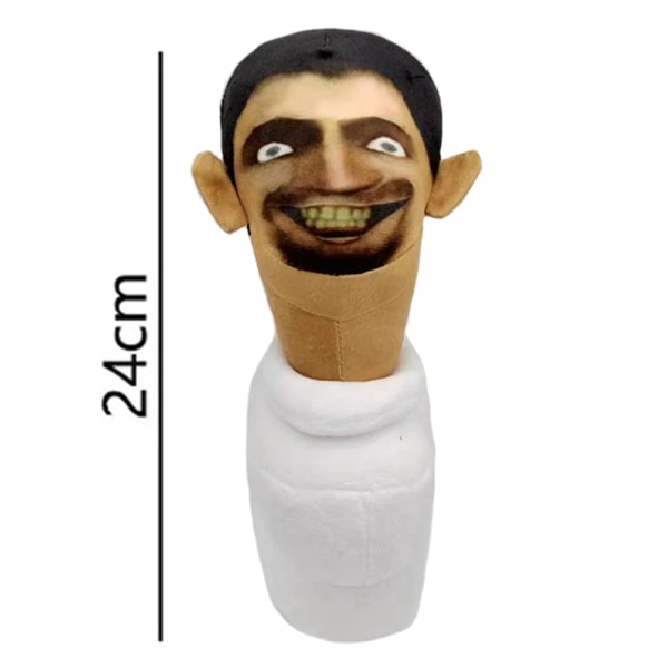 1/6 st 28CM Skibidi Toalett Plysch Tecknadsdockor Fyllda Mjukdjur Tecknad Doll Jul Födelsedagspresent för barn plum