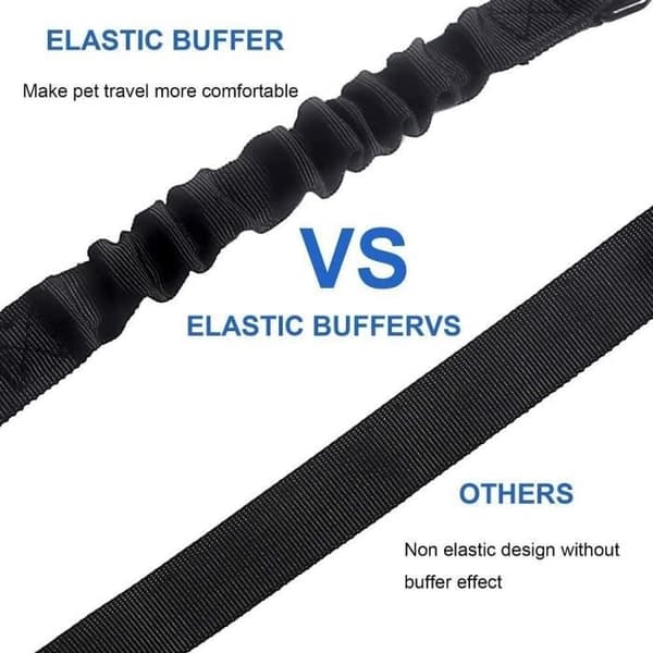 Hundsäkerhetsbälte - LEYTN - 2-pack - Justerbar Elastisk - Slitstark Nylon - Stötsäker