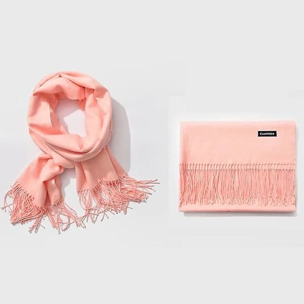 Pink Viscose Sjal Pink
