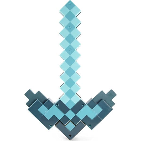 Minecraft leker, rollespilltilbehør i barnestørrelse, gave til barn - blå blue