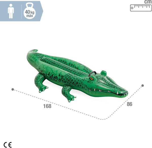 Uppblåsbar Krokodil