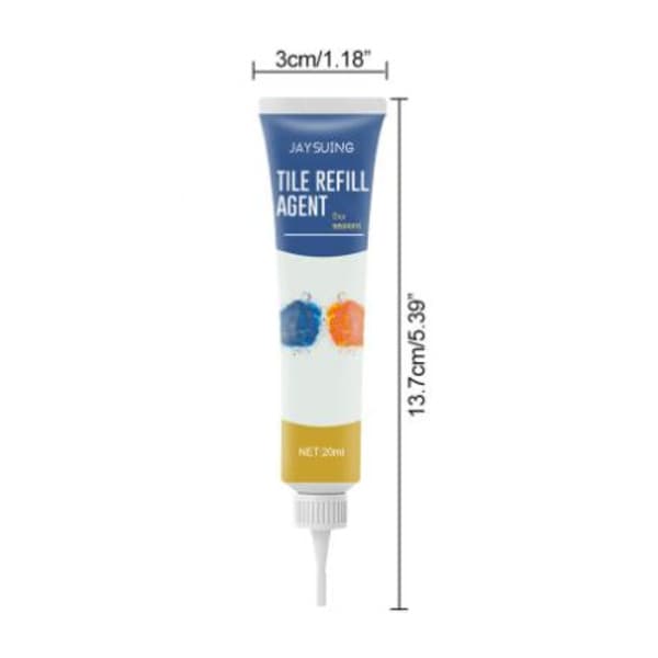Vattentät kakelfog för badrum och kök, kakelfogsreparation 20 ml 20ml
