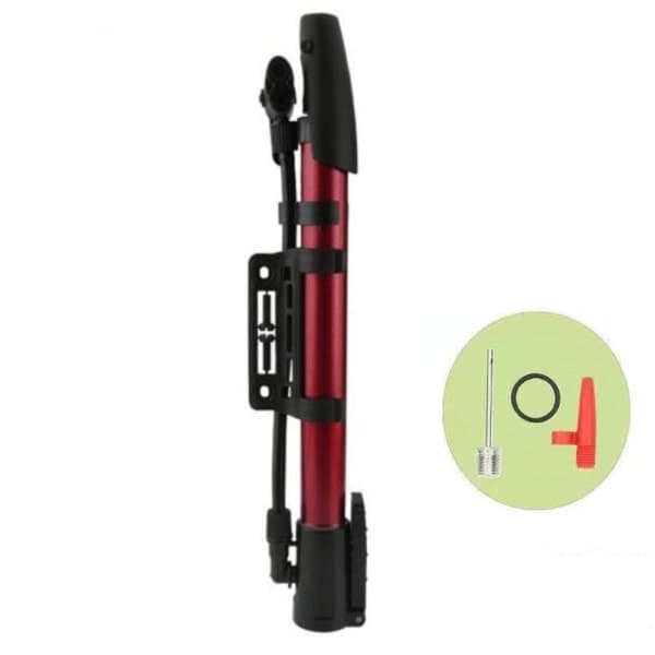 Mini cykelpump däckpump röd red