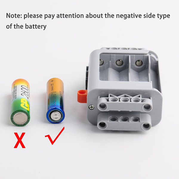 Motor Power Pack PE-tillbehör MOC-konverteringsblock AA Battery Box