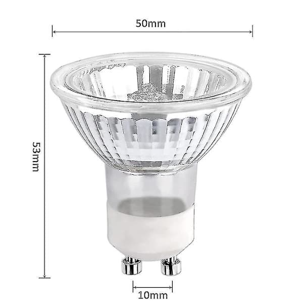 Stk Gu10 50w Halogen Spotlampe Dimbar, Halogen Reflektorlamper 35W