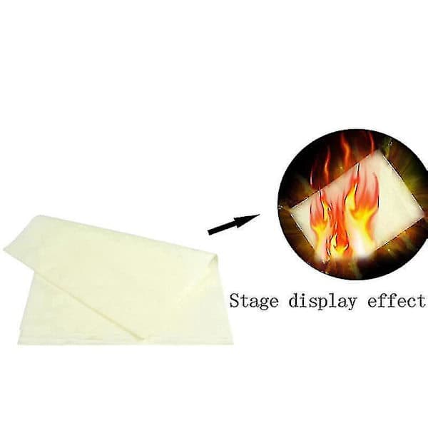 5 st 20*25cm Eldpapper Flash Flame Papper Eldpapper Magiska Rekvisita Effekt