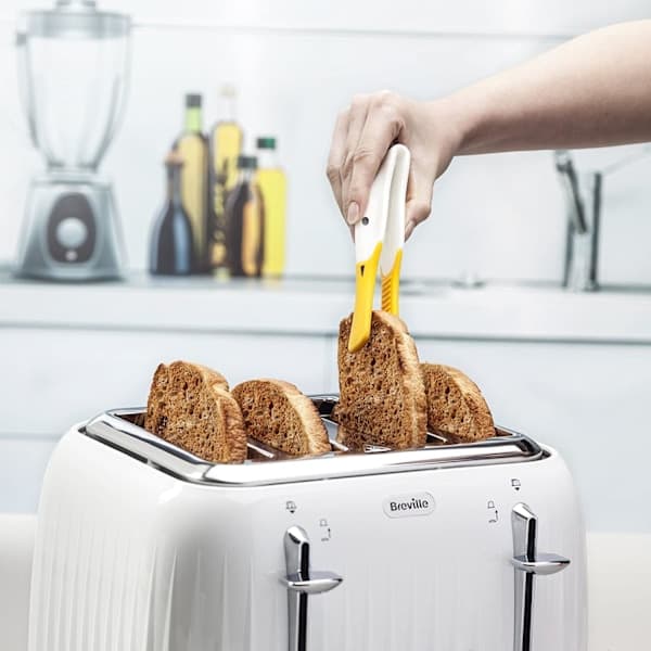 Toastpinsett And Hvit White