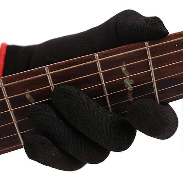 Stycken Musikerövningshandskar för vänster och höger hand, för gitarr och bas M M