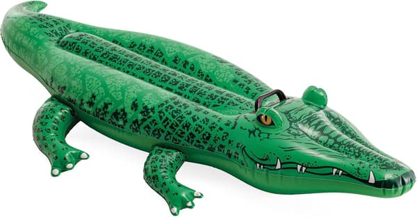 Oppblåsbar krokodille